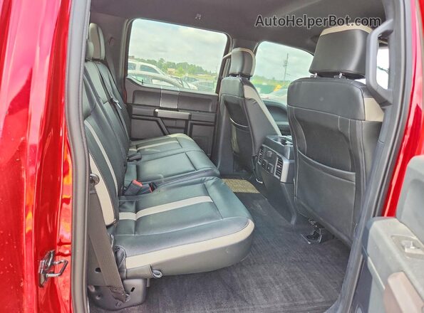 1FTEW1E52LFA90784 2020 FORD F150 Red უკანა სავარძლების ხედი
