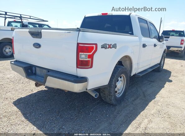 1FTEW1E53JKF15725 2018 FORD F150 White Задня права чверть