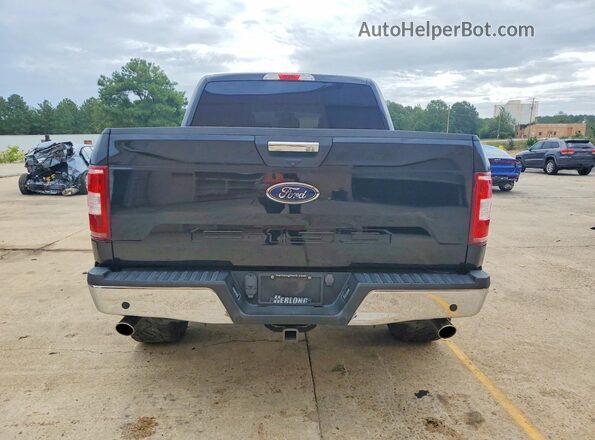 1FTEW1E55JFC85758 2018 FORD F150 Черный Вид сзади