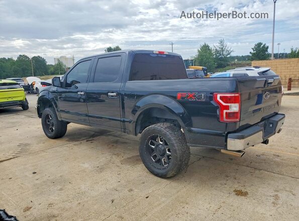1FTEW1E55JFC85758 2018 FORD F150 Черный Задняя левая четверть