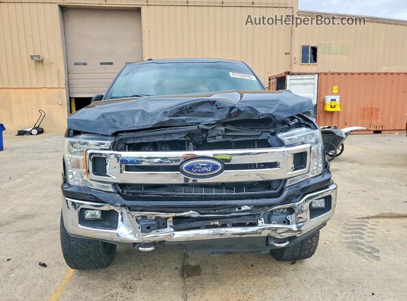 1FTEW1E55JFC85758 2018 FORD F150 Черный Вид спереди
