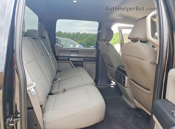 1FTEW1E55JFC85758 2018 FORD F150 Черный Вид задних сидений