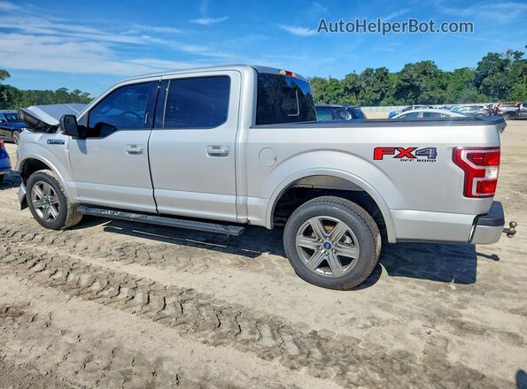 1FTEW1E56KKC31202 2019 FORD F150 Silver Trasero izquierdo