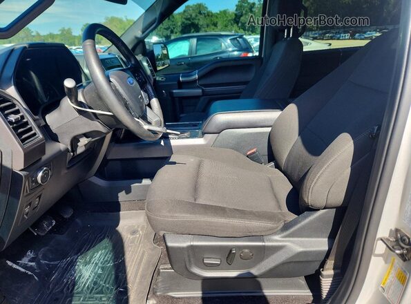 1FTEW1E56KKC31202 2019 FORD F150 Silver Vista interior delantera