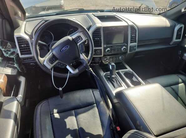 1FTEW1E56KKF29877 2019 FORD F150 White Vista del salpicadero