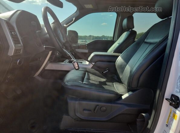 1FTEW1E56KKF29877 2019 FORD F150 White Vista interior delantera