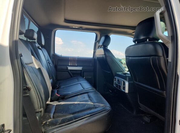 1FTEW1E56KKF29877 2019 FORD F150 White Vista de los asientos traseros