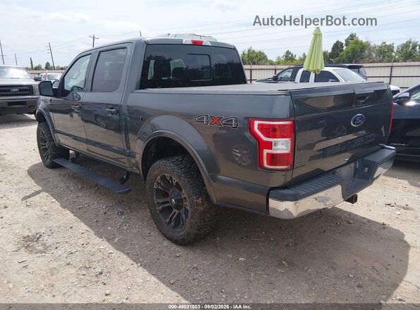 1FTEW1E57JFD54644 2018 FORD F150 Gray Trasero izquierdo