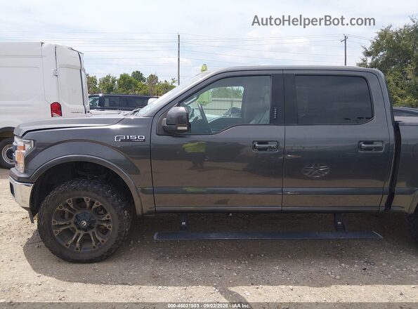 1FTEW1E57JFD54644 2018 FORD F150 Gray Vista interior de 360 grados