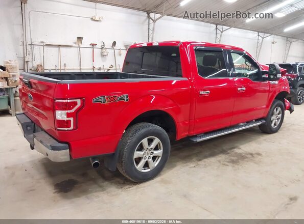 1FTEW1E59JFC61673 2018 FORD F150 Red Tył prawy