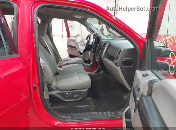 1FTEW1E59JFC61673 2018 FORD F150 Red Widok wnętrza z przodu