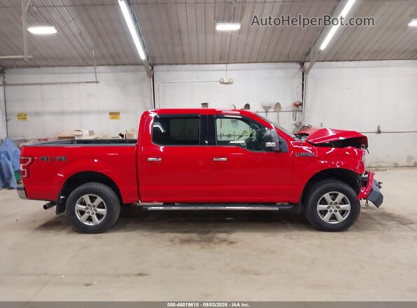 1FTEW1E59JFC61673 2018 FORD F150 Red Widok wnętrza 360 stopni