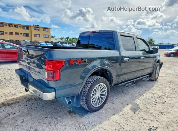 1FTEW1E59JKC77461 2018 FORD F150 Gray Trasero derecho