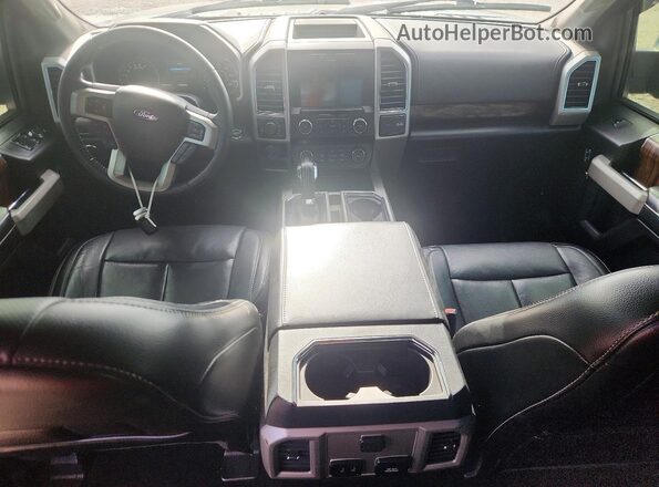 1FTEW1E59JKC77461 2018 FORD F150 Gray Vista del salpicadero