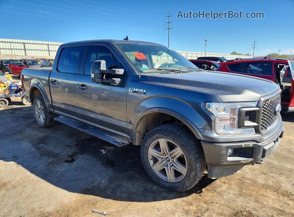 1FTEW1E5XJFD06099 2018 FORD F150 Gray წინა მარჯვენა