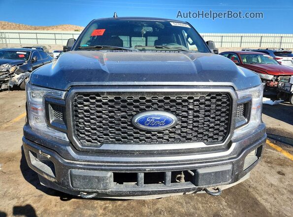 1FTEW1E5XJFD06099 2018 FORD F150 Gray წინა ხედი