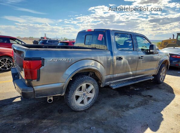 1FTEW1E5XJFD06099 2018 FORD F150 Gray უკანა მარჯვენა
