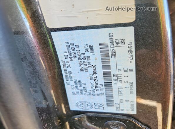 1FTEW1E5XJFD06099 2018 FORD F150 Gray ძრავის განყოფილების ხედი