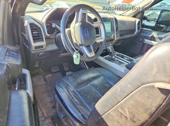 1FTEW1E5XJFD06099 2018 FORD F150 Gray წინა პანელის ხედი