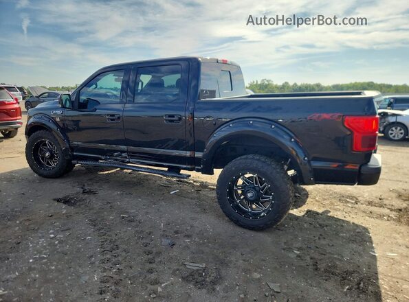 1FTEW1E5XLFB36698 2020 FORD F150 Black Trasero izquierdo