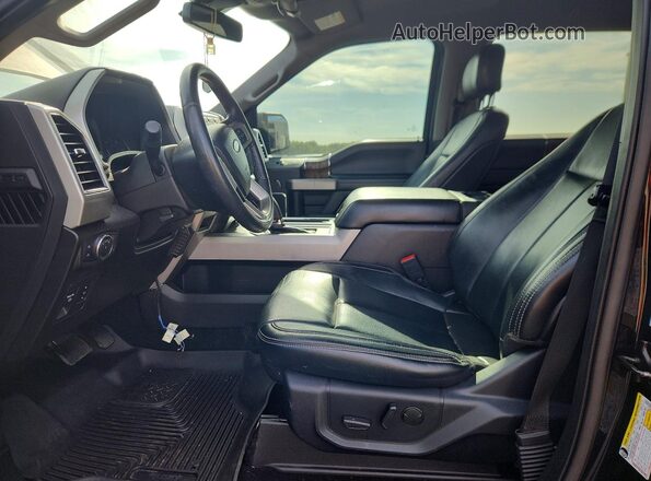 1FTEW1E5XLFB36698 2020 FORD F150 Black Vista interior delantera