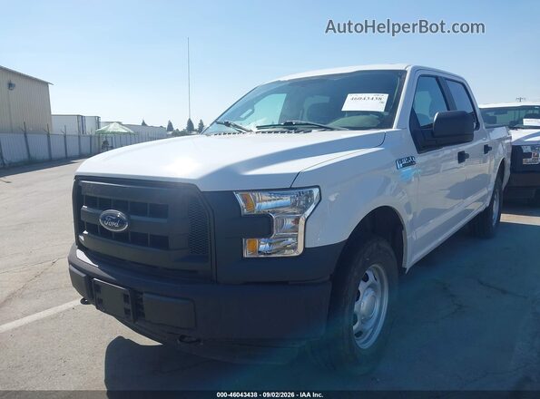 1FTEW1E82HFB90790 2017 FORD F150 Белый Передняя левая четверть