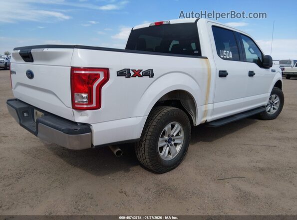 1FTEW1E87HKE26499 2017 FORD F150 White Trasero derecho
