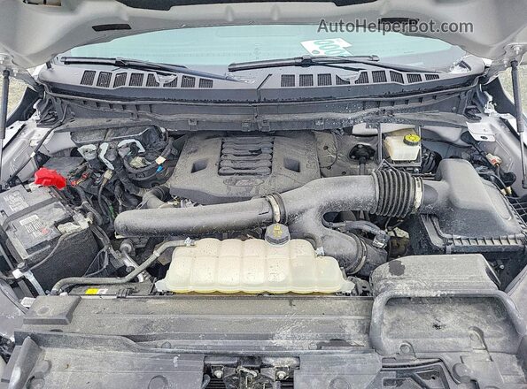 1FTEW1E89PFC15909 2023 FORD F150 Silver უკანა სალონის ხედი