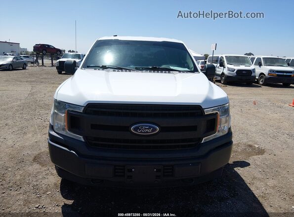 1FTEW1EB0JKE38303 2018 FORD F150 White Vista del cuadro de instrumentos