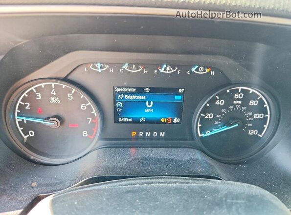 1FTEW1EB0MFB89272 2021 FORD F150 White Vista del cuadro de instrumentos