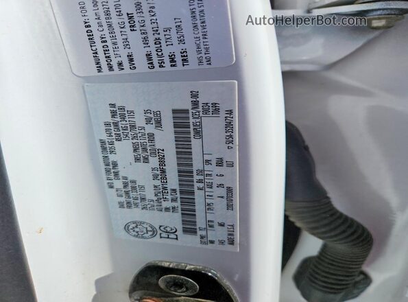1FTEW1EB0MFB89272 2021 FORD F150 White Vista del compartimento del motor