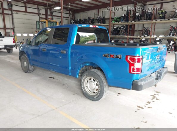 1FTEW1EB1LKE13347 2020 FORD F150 Синий Задняя левая четверть