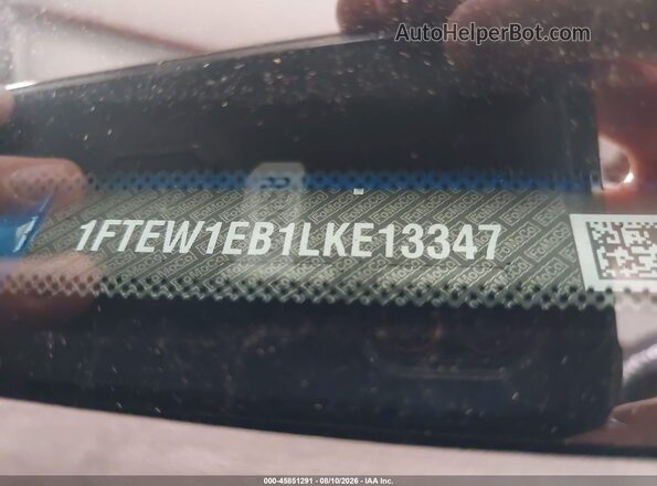 1FTEW1EB1LKE13347 2020 FORD F150 Синий Вид подкапотного пространства
