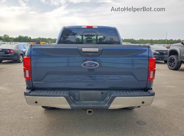 1FTEW1EB2JFA12475 2018 FORD F150 Blue Rear view