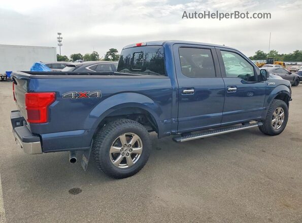 1FTEW1EB2JFA12475 2018 FORD F150 Blue Rear right