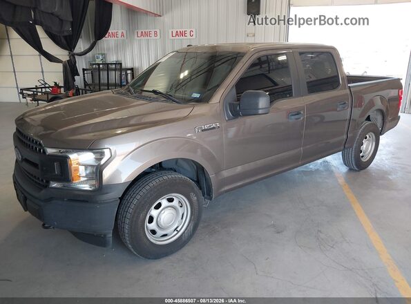1FTEW1EB3KFC20463 2019 FORD F150 Brown Front left