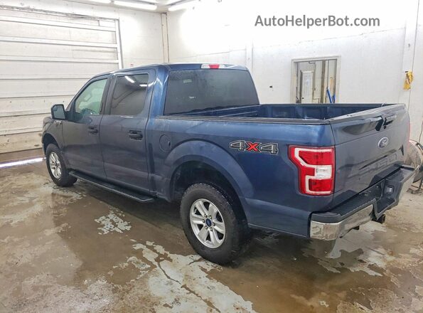 1FTEW1EB4KFC09634 2019 FORD F150 Blue Հետևի ձախ