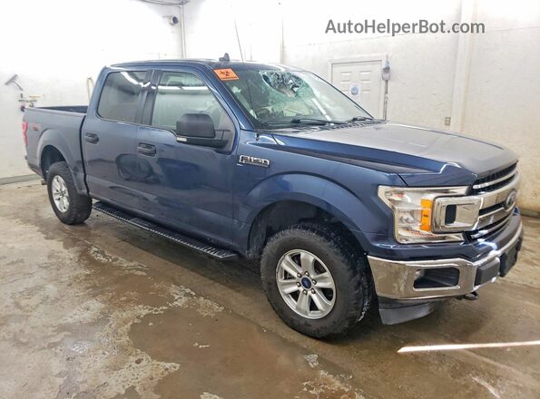 1FTEW1EB4KFC09634 2019 FORD F150 Blue Առջևի աջ