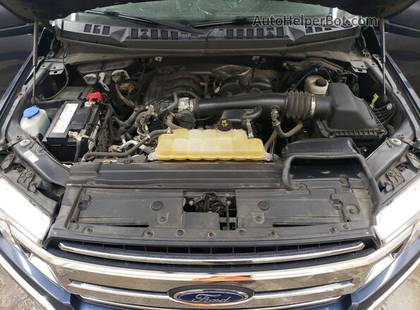 1FTEW1EB4KFC09634 2019 FORD F150 Blue Սալոնի հետևի տեսք