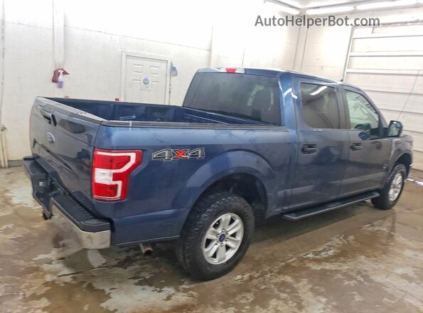 1FTEW1EB4KFC09634 2019 FORD F150 Blue Հետևի աջ