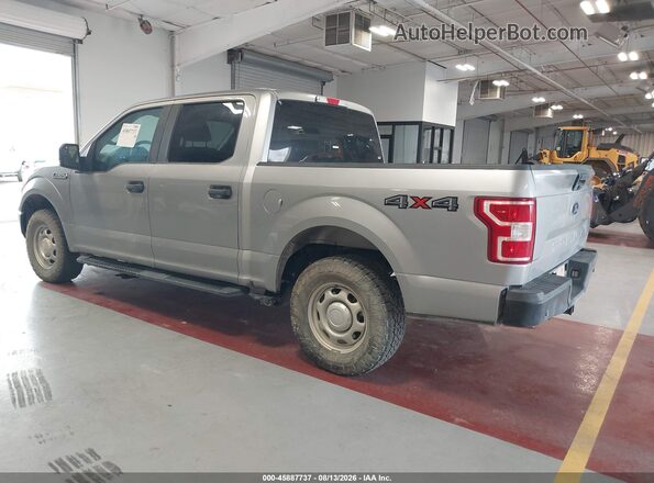 1FTEW1EB6LKF21012 2020 FORD F150 Silver უკანა მარცხენა
