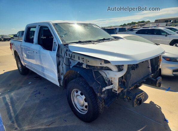 1FTEW1EBXMKF00746 2021 FORD F150 White Передня права чверть