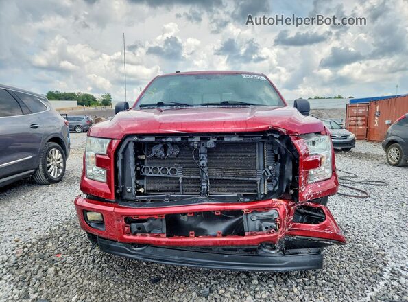 1FTEW1EF2HFA81972 2017 FORD F150 Red Vista frontal