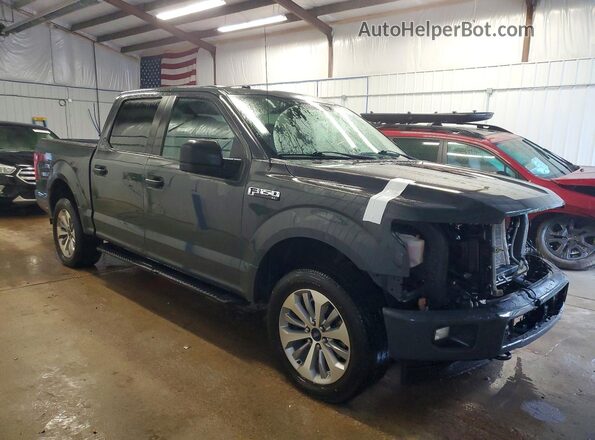 1FTEW1EF2HFA84208 2017 FORD F150 Серый Передняя правая четверть