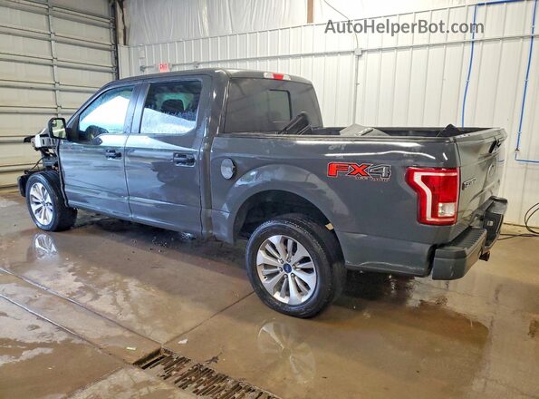 1FTEW1EF2HFA84208 2017 FORD F150 Серый Задняя левая четверть