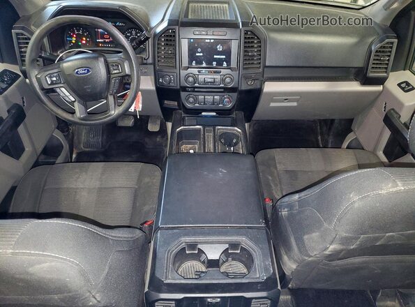 1FTEW1EF2HFA84208 2017 FORD F150 Серый Вид панели приборов