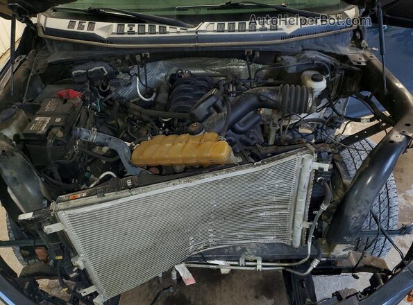 1FTEW1EF2HFA84208 2017 FORD F150 Серый Вид задней части салона