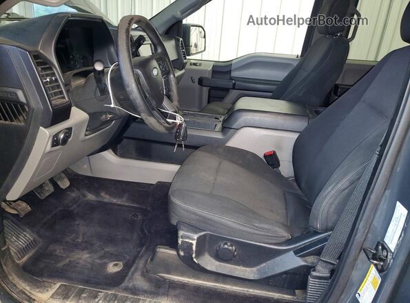1FTEW1EF2HFA84208 2017 FORD F150 Серый Вид салона спереди