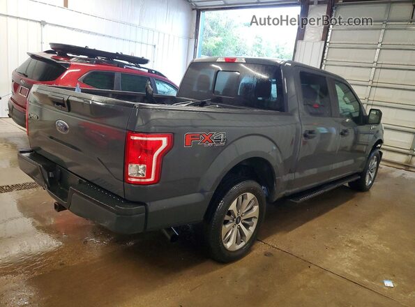 1FTEW1EF2HFA84208 2017 FORD F150 Серый Задняя правая четверть