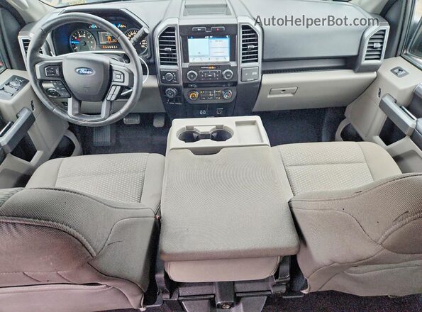1FTEW1EF2HFB84020 2017 FORD F150 Black წინა პანელის ხედი